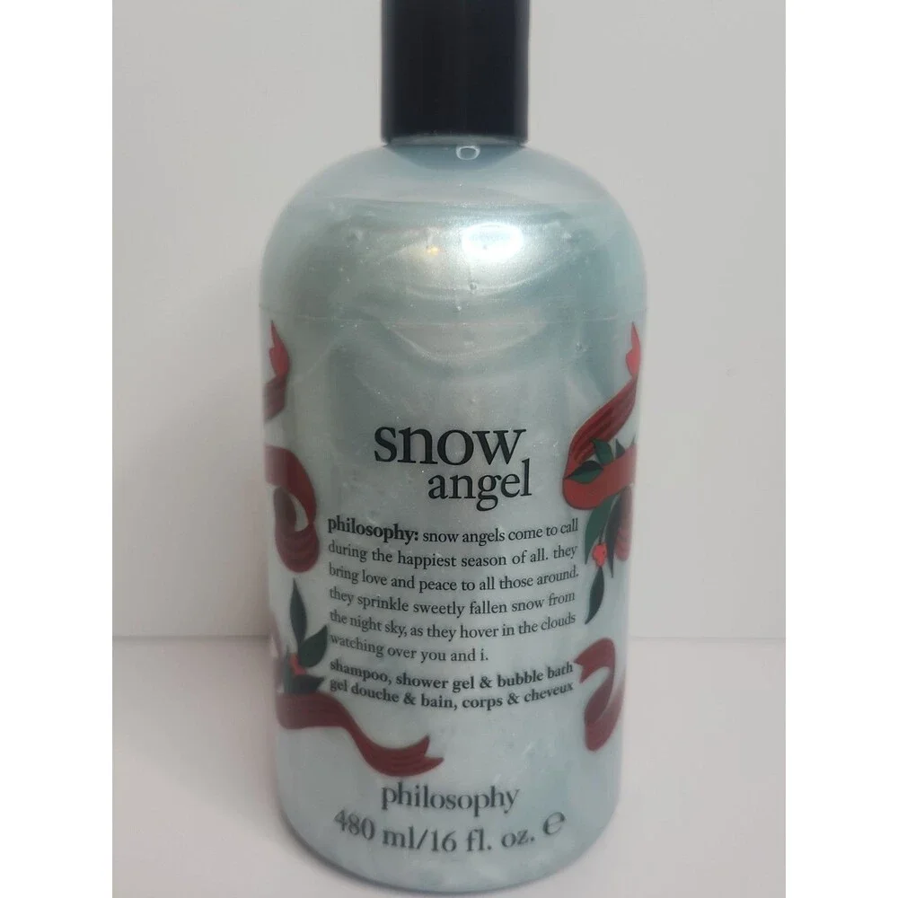 Philosophy Snow Angel Shampoo Bubble Bath Shower Gel SEALED 16 oz